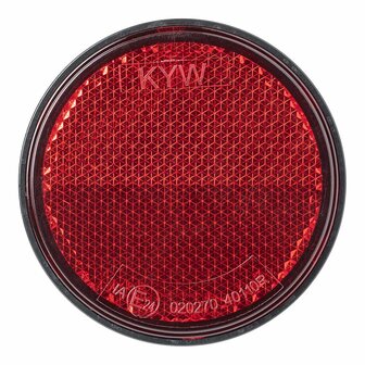 Reflector rojo 60mm con perno 5mm