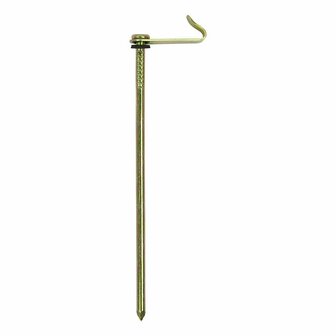 Clavija de roca de 21 cm de metal con gancho