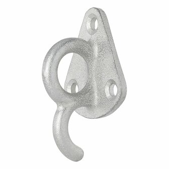 Gancho de cuerda de metal con ojo 70 x 45 mm
