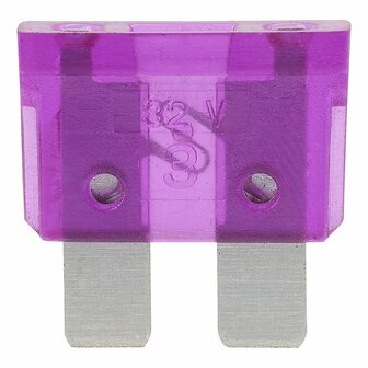 Fusibles de cuchilla violeta estandar de 3 A  6 unidades