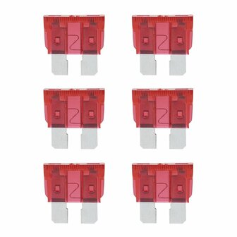 Fusibles de cuchilla roja estandar de 10 A  6 piezas
