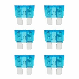 Fusibles de cuchilla azul estandar de 15 A  6 piezas
