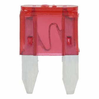 Fusibles de cuchilla rojos mini 10A  6 piezas