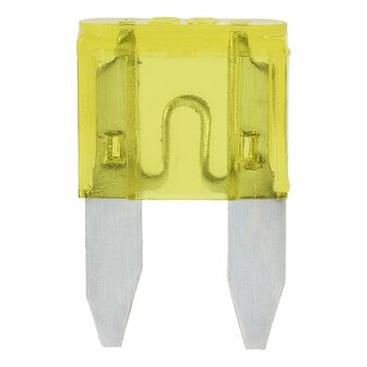 Fusibles de cuchilla mini 20A amarillos 6 piezas
