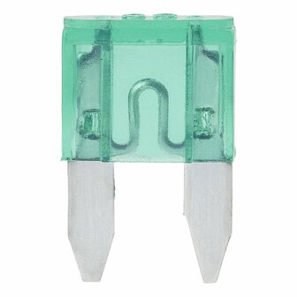 Fusibles de cuchilla mini 30A verdes 6 piezas