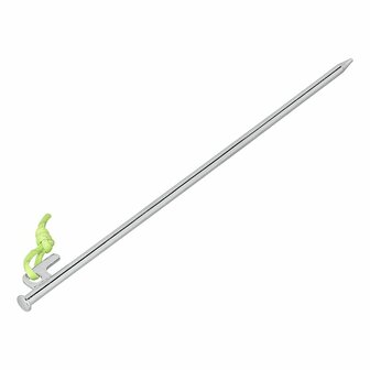 Piqueta para roca de 40 cm de acero galvanizado con gancho en P Heavy Duty x10 unidades