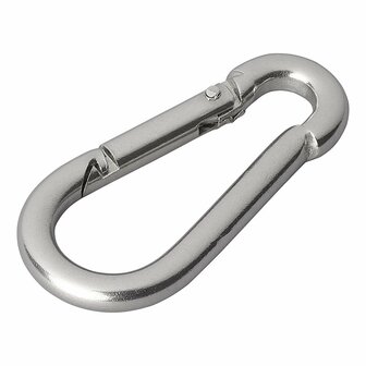 Mosqueton de acero inoxidable 6x60mm x10 pieces
