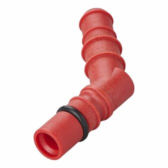 Conector de manguera con junta torica para mangueras de 10 12 mm rojo