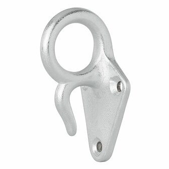 Gancho de cuerda de metal con ojo 70 x 40 mm