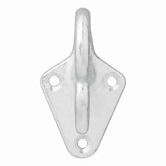 Gancho de cuerda de metal con ojo 70 x 40 mm