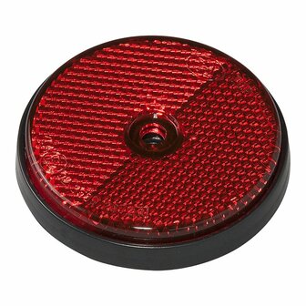 Reflector rojo 60mm montaje atornillado 2 piezas