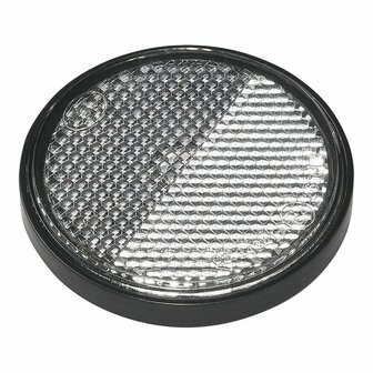 Reflector blanco 58mm autoadhesivo con placa base 2 piezas
