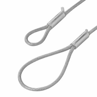 Cable de seguridad de 40 cm con bucles