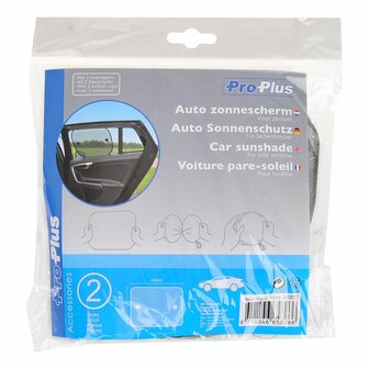 Parasol para ventanilla lateral de coche (juego de 2)