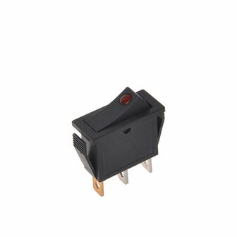Interruptor basculante LED rojo 12V 24V-max. 10A
