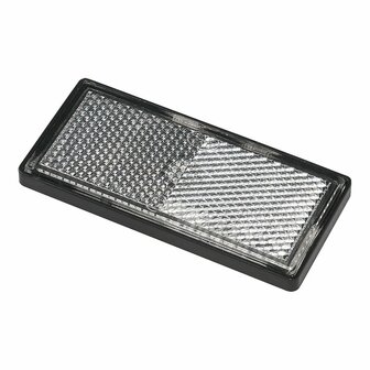 Reflector blanco 85x39mm autoadhesivo con placa base 2 uds.