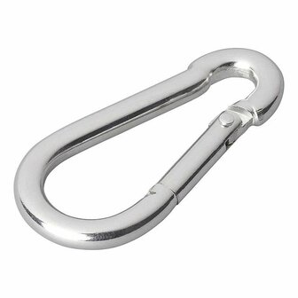 Mosqueton metal 6x60mm 2 piezas