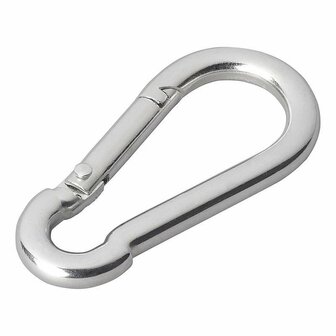 Mosqueton metal 6x60mm 2 piezas