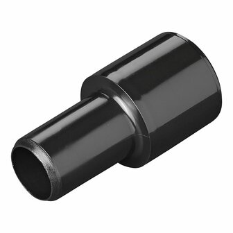 Pieza de transicion para tubo de drenaje de diametro 28 mm a diametro 19 mm  PE negro