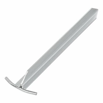 Piqueta de tienda de 30 cm de acero galvanizado con perfil en T