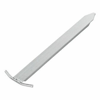 Piqueta de tienda de 30 cm de acero galvanizado con perfil en T