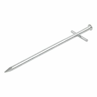 Pasador de roca de 17 cm de metal con pasador transversal soldado  6 piezas en bolsa de plastico