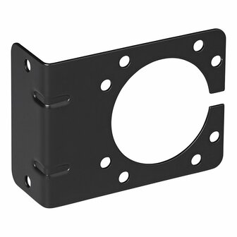 Portalamparas metalico en angulo de 9 25 x 7 cm