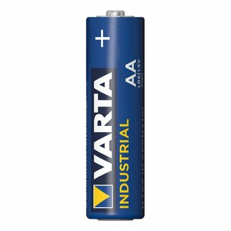 Pilas alcalinas industriales Varta AA  4 unidades  en envase de aluminio