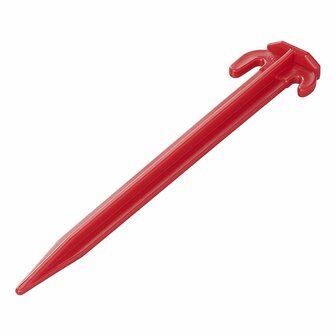 Estaca de plastico para tienda de campana de 19 cm  6 piezas en bolsa de plastico