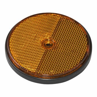 Reflector naranja 80mm montaje atornillado 2 piezas