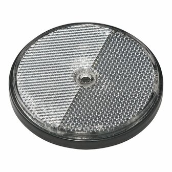 Reflector blanco 80mm montaje atornillado 2 piezas