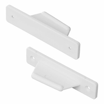 Tope de puerta blanco para caravana camper
