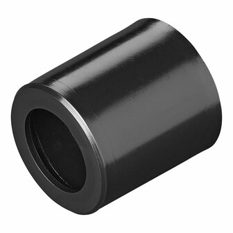Reductor de tubo de desague de diametro 28 mm a diametro 17 mm  PE negro .
