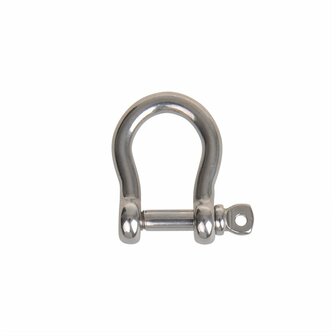 Cierre de arpa corto de 6 mm  acero inoxidable A4 AISI 316  1.500 daN