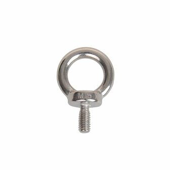 Tornillo de anillo M6  acero inoxidable A4 AISI 316