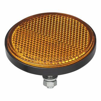 Reflector naranja 60mm con perno 5mm 2 piezas