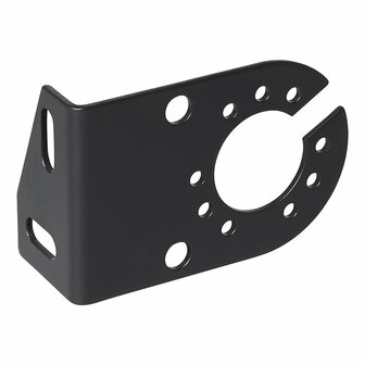 Portaenchufes metalico en angulo de 8 x 5 cm