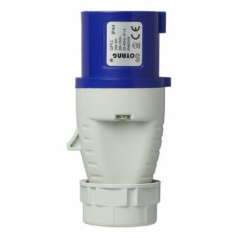 Enchufe CEE 16A carcasa desmontable azul blanco