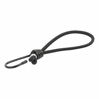 Tensor elastico para tienda de campana negro con gancho 4 piezas