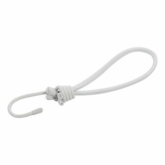 Tensor elastico para tienda de campana blanco con gancho 4 piezas