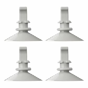 Kit de montaje con ventosa para aislamiento de ventanas (juego de 4)