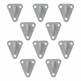 Gancho de cuerda de plastico 45x39mm 10 piezas