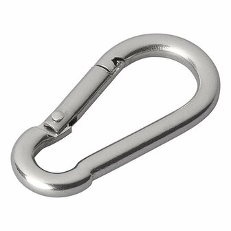 Mosqueton de acero inoxidable 5x50mm 2 piezas