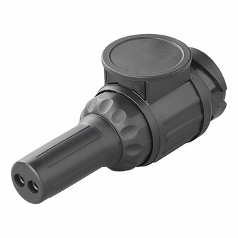 Enchufe Jaeger de 13 pines tipo PVC con pasacables de 2 orificios