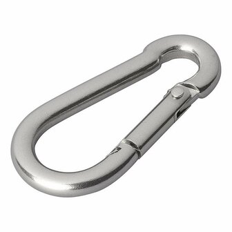 Mosqueton de acero inoxidable 6x60mm 2 piezas