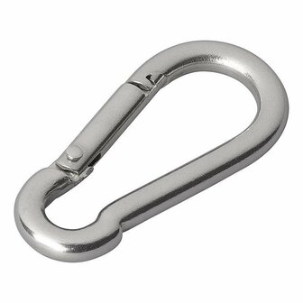 Mosqueton de acero inoxidable 6x60mm 2 piezas