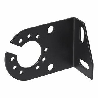 Portaenchufes metalico acodado 8x5cm