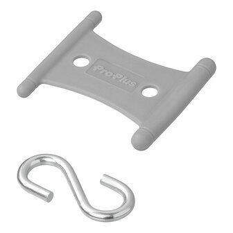 Percha con gancho en forma de S para riel de tienda de campana de 5 6 mm y 7 8 mm - juego de 6 piezas