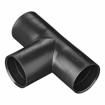 Tubo de drenaje pieza en T PE negro