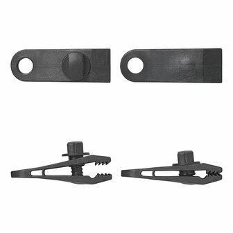 Clips para alfombras de tienda con tornillo - juego de 4 piezas